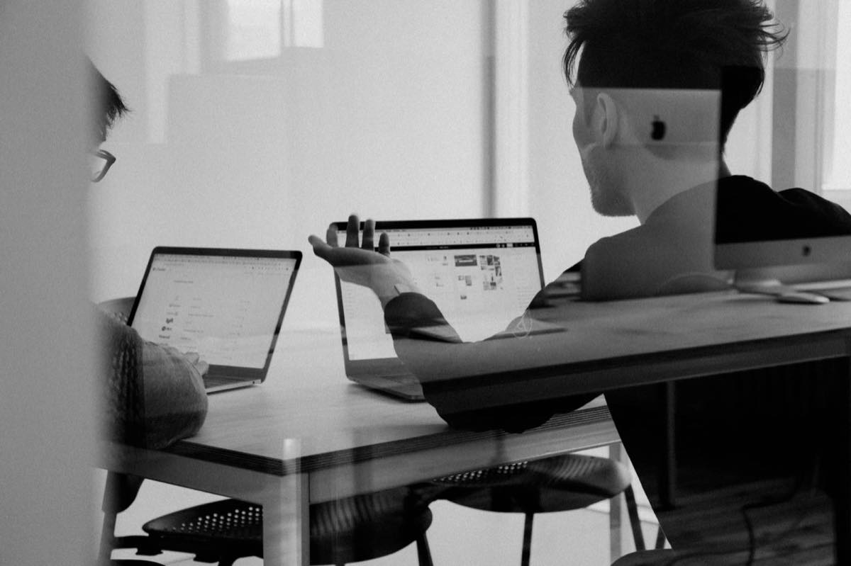 Professional web development workspace